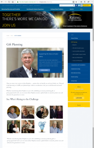 planned giving website