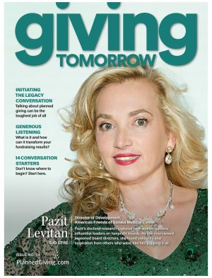 Giving Tomorrow Magazine Cover
