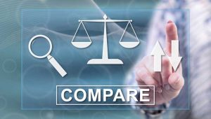 An image of a scale comparing a living will to a last will.