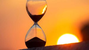 An image of time running out making End-of-Life Planning important.