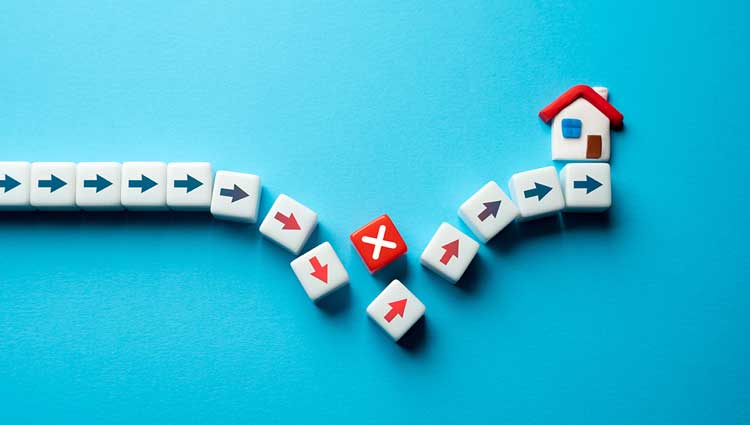 Visual metaphor for common misconceptions about wills and estate planning.