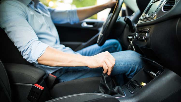 An image of a driver in a car Putting Your Donor's DAF Into Drive.